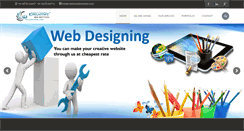 Desktop Screenshot of creativewebinfotech.com